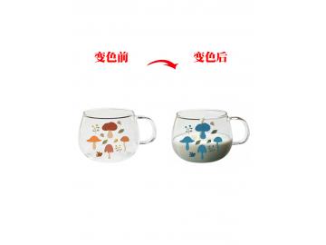 高硼玻璃变色咖啡杯